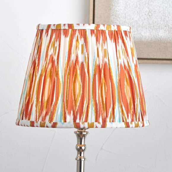 Pacific Lifestyle Izara Ikat Pleated Tapered Lamp Shade - image 1