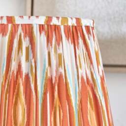 Pacific Lifestyle Izara Ikat Pleated Tapered Lamp Shade - thumbnail 2