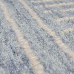 Abstract Check Wool Rug - thumbnail 2