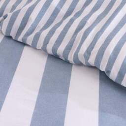 Kent Broad Stripe 100% Cotton Duvet Cover & Pillowcase Set - thumbnail 5