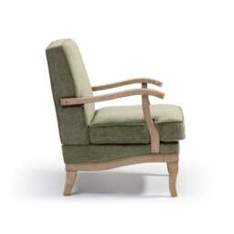 Esme Distressed Chenille Occasional Chair - thumbnail 6