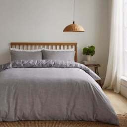 Harley Stripe Polycotton Duvet Cover & Pillowcase Set - thumbnail 3