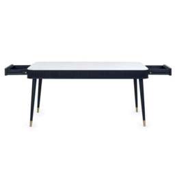 Louis Black Fluted Stone Dining Table - thumbnail 5