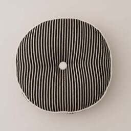 Chenille Stripe Round Cushion - thumbnail 3