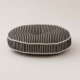 Chenille Stripe Round Cushion - thumbnail 4