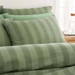 Dixon Waffle 100% Cotton Duvet Cover & Pillowcase Set - thumbnail 2