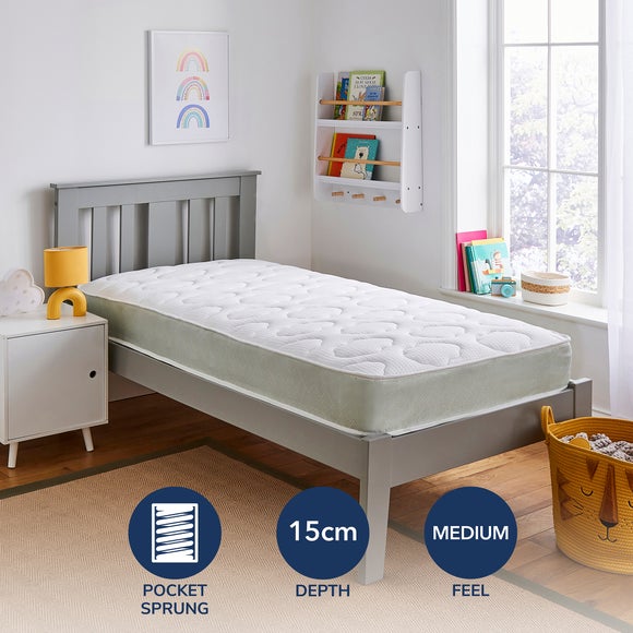 Fogarty Kids 600 Pocket Spring Single Memory Fibre Hybrid Mattress - image 1