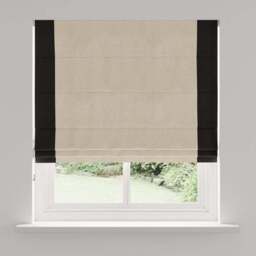 Luna Bordered Blackout Roman Blind - thumbnail 3