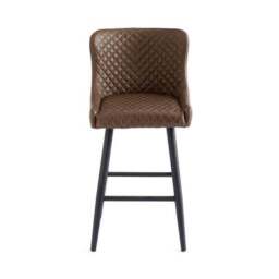 Montreal Counter Height Bar Stool, Faux Leather - thumbnail 3