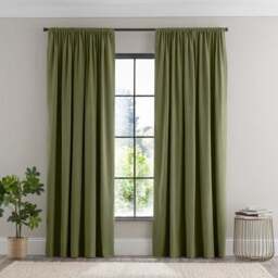 Newston Waffle 100% Cotton Slot Top Curtains - thumbnail 2