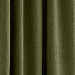 Newston Waffle 100% Cotton Slot Top Curtains - thumbnail 3