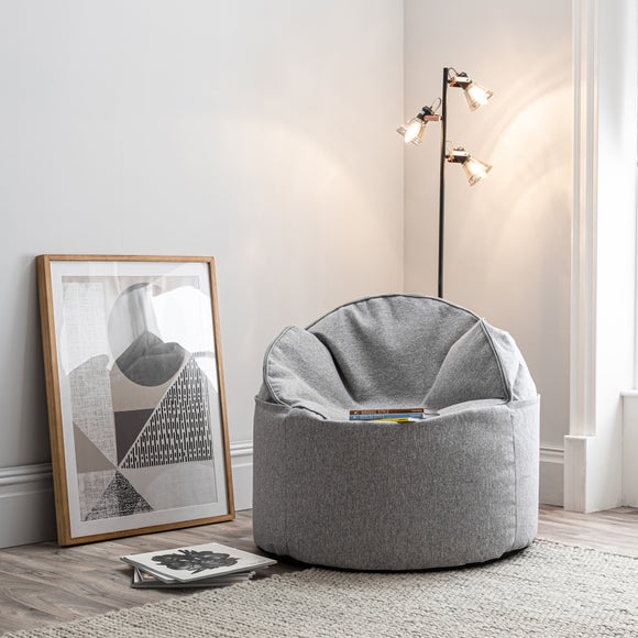 Luna Multi Functional Mid Grey Bean Bag Chair