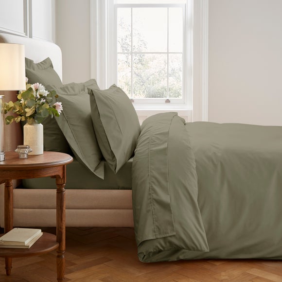 Dorma Crisp & Fresh 400 Thread Count Egyptian Cotton Percale Flat Sheet - image 1