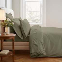 Dorma Crisp & Fresh 400 Thread Count Egyptian Cotton Percale Flat Sheet - thumbnail 1