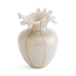 Striped Handkerchief Opaque Glass Vase - thumbnail 3
