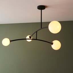 Vogue Nico 4 Light Semi Flush Ceiling Light - thumbnail 1