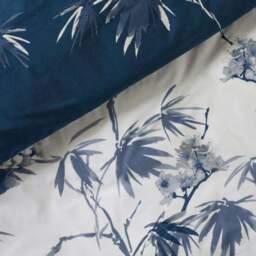 Catherine Lansfield Kyoto Floral Polycotton Duvet Cover & Pillowcase Set - thumbnail 4