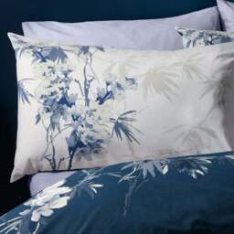 Catherine Lansfield Kyoto Floral Polycotton Duvet Cover & Pillowcase Set - thumbnail 2