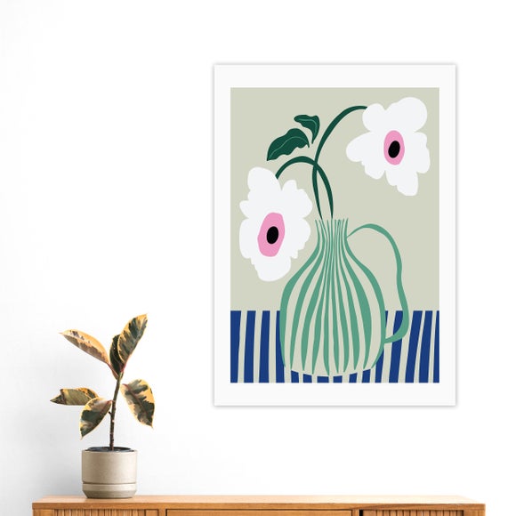 East End Prints Floral Pottery Delight Print - image 1