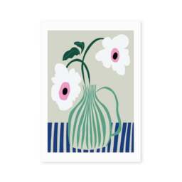 East End Prints Floral Pottery Delight Print - thumbnail 2