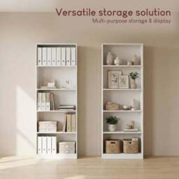 Cambridge 5 Tier Extra Large Bookcase - thumbnail 5