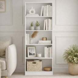 Cambridge 5 Tier Extra Large Bookcase - thumbnail 2