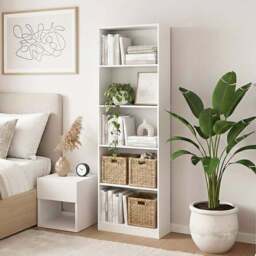 Cambridge 5 Tier Extra Large Bookcase - thumbnail 3