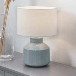 Nora Crackle Effect Table Lamp - thumbnail 1