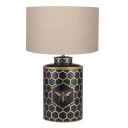 Pacific Lifestyle Honeycomb Table Lamp Black - thumbnail 2