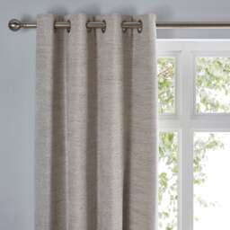 Churchgate Swithland Herringbone Eyelet Curtains (Blackout Available) - thumbnail 1