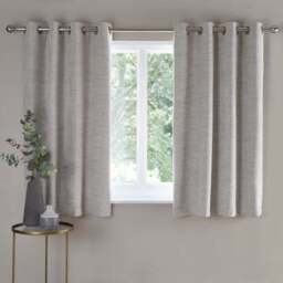 Churchgate Swithland Herringbone Eyelet Curtains (Blackout Available) - thumbnail 6