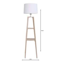 Beaumont Plant Stand Wooden Floor Lamp - thumbnail 6
