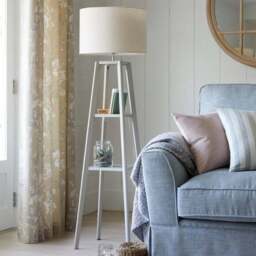 Beaumont Plant Stand Wooden Floor Lamp - thumbnail 5