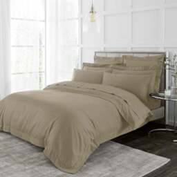 Hotel 230 Thread Count 100% Cotton Sateen Duvet Cover - thumbnail 2