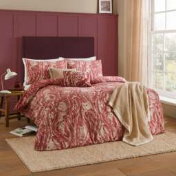 Wylder Nature Albus Reversible Duvet Cover and Pillowcase Set - thumbnail 1
