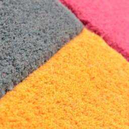 Collage Modern Cut-Out Wool Rug - thumbnail 3