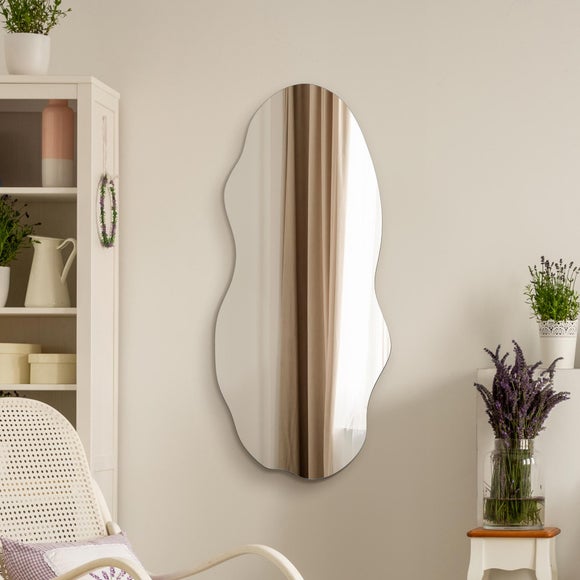 Lacuna Frameless Pond Full Length Wall Mirror - image 1