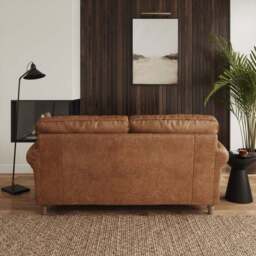 Flori Arizona Faux Leather 2 Seater Sofa - thumbnail 3