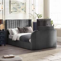 Clara Side Lift Ottoman TV Bed Frame
