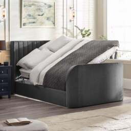 Clara Side Lift Ottoman TV Bed Frame - thumbnail 2
