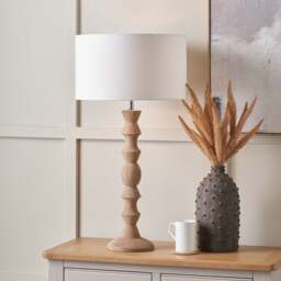 Pacific Lifestyle Ayra Boho Henry Bobbled Table Lamp - thumbnail 1