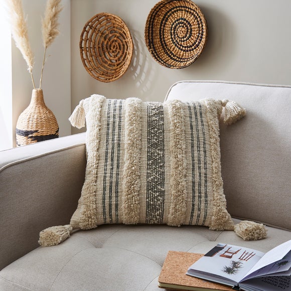 Samara Striped Cushion Natural - image 1