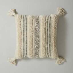 Samara Striped Cushion Natural - thumbnail 3