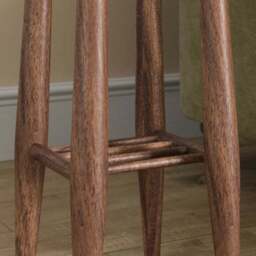 Haider Plinth Side Table, Acacia Wood - thumbnail 3