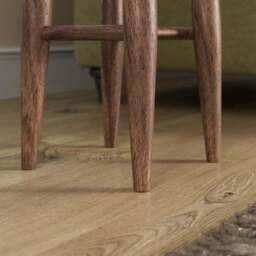 Haider Plinth Side Table, Acacia Wood - thumbnail 4