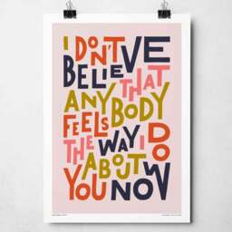 Sketchbook Design Wonderwall Feels The Way I Do Framed Print - thumbnail 1