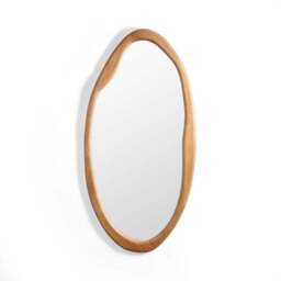 Pebble Wood Wall Mirror - thumbnail 2