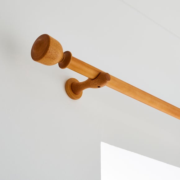 Tulip Urn Wood Curtain Pole - image 1