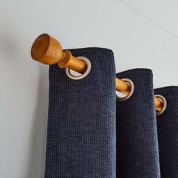 Tulip Urn Wood Curtain Pole - thumbnail 2