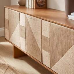 Nancy Extra Wide Sideboard, Mango Wood - thumbnail 3